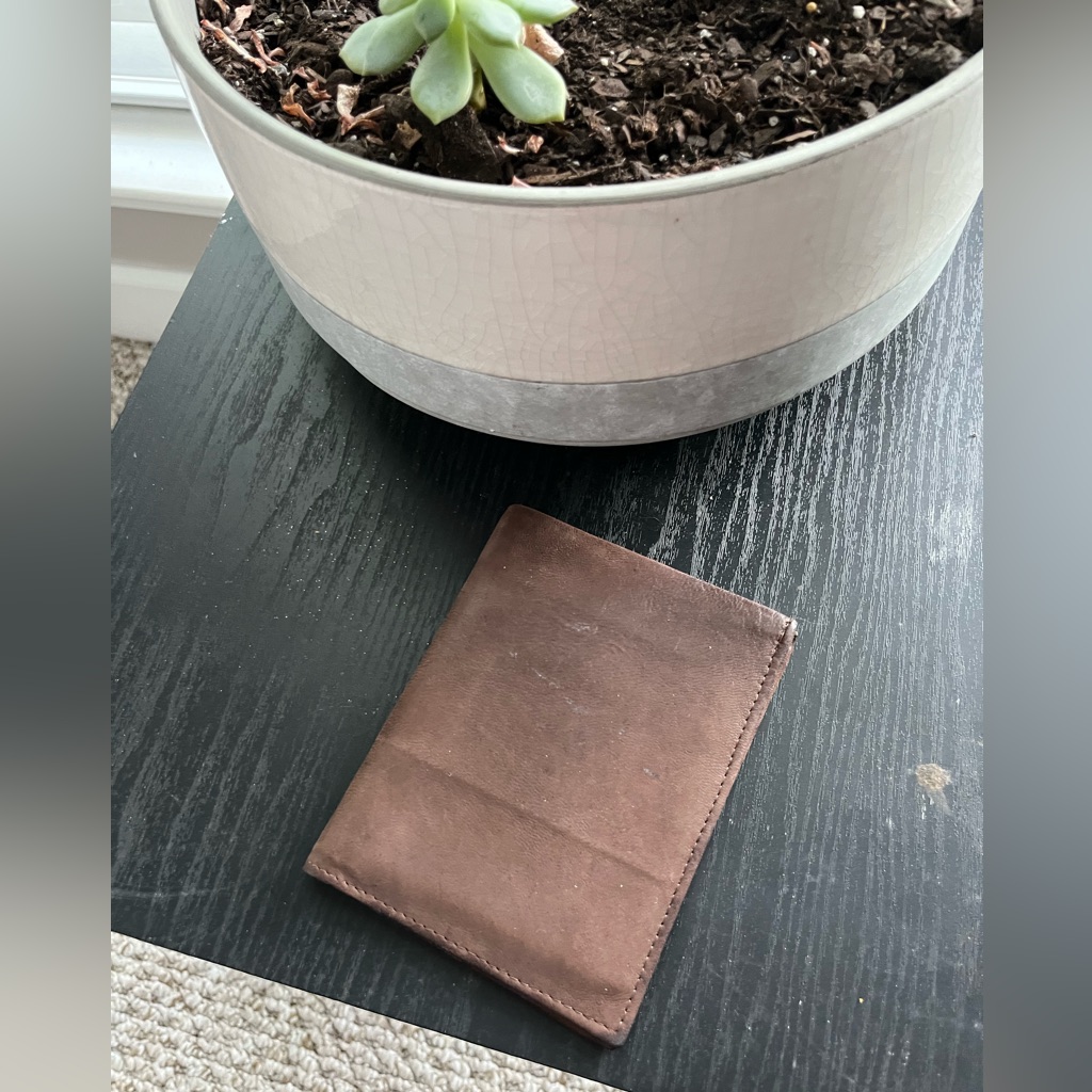 Brown Leather PassportCard Holder Brown Leather PassportCard Holder